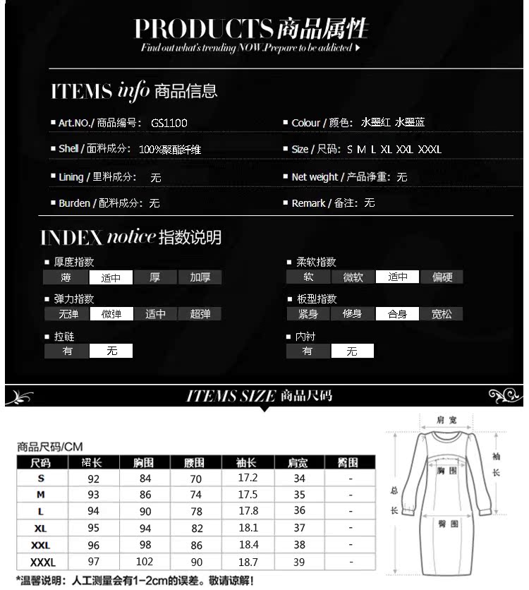 GS1100商品信息