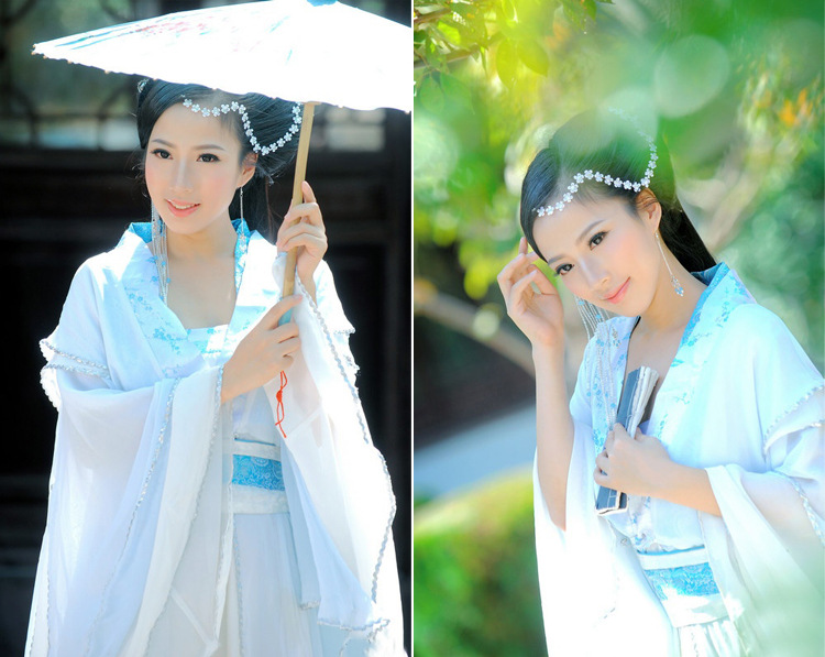 动漫女古装cosplay 华丽古典魅力淡雅脱俗仙女定做