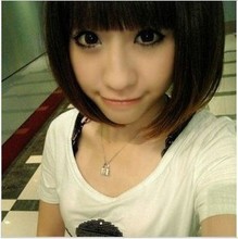 女生<em>自然卷</em>短发<em>发型</em>_短发价格_优质短发批发