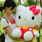 廠家批發Hello Kitty公仔 凱蒂貓 KT貓大號毛絨玩具 情人節禮物