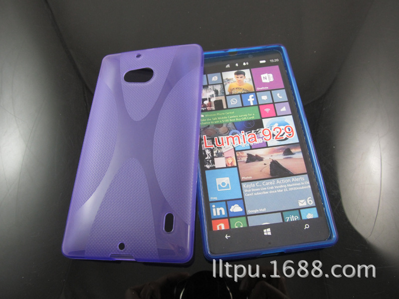 最新款式 诺基亚手机套 Lumia 929 X型防滑手