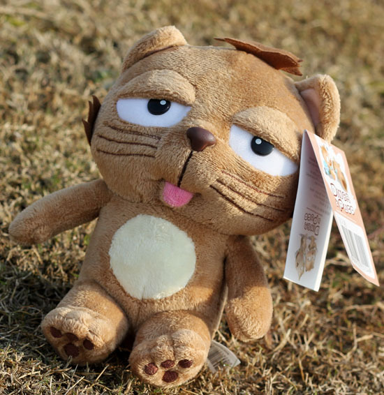 批发主君的太阳丁家猫公仔 大懒猫大脸猫dinga猫玩具 一件代发货