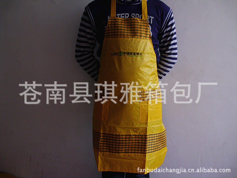 福建广告围裙厂家专业批发定做各种优质广告围裙韩版时尚花边围裙