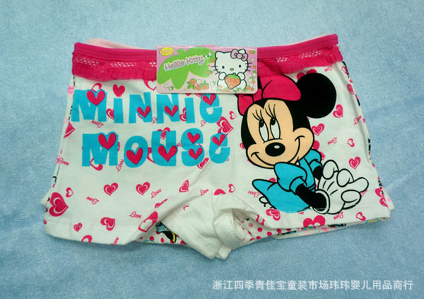 <em>儿童</em>卡通<em>内裤</em> <em>儿童内裤批发</em> 米奇女童卡通内裤