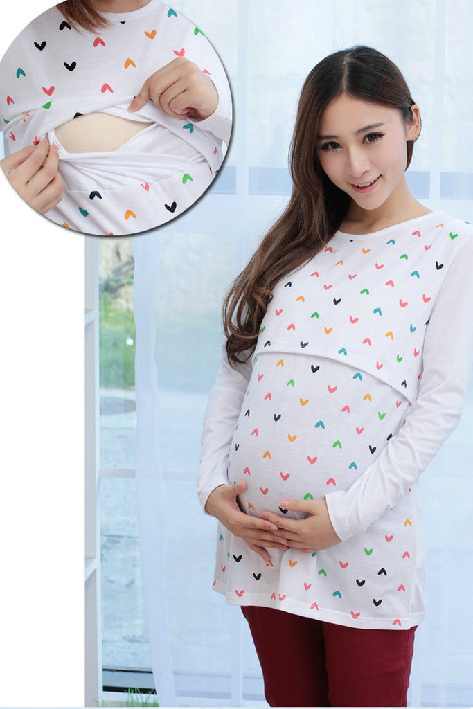 孕妇装冬装孕妇上衣秋冬韩版孕妇打底衫哺乳衣