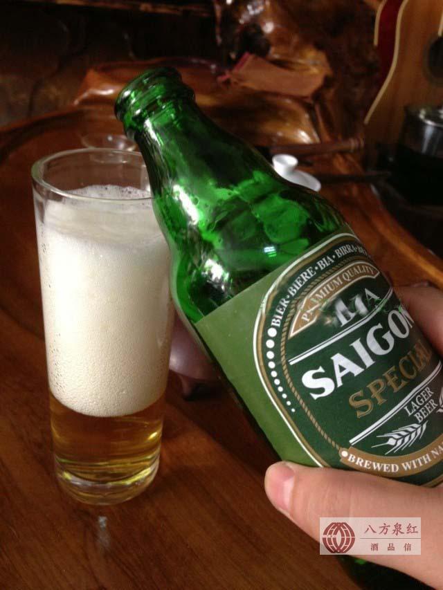 越南啤酒西贡啤酒 玻璃瓶装高级西贡啤酒 330ml 整箱发货