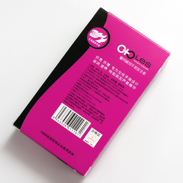 倍力乐 LES女同情趣手指套 <em>女用</em>自慰<em>安全套</em>8只