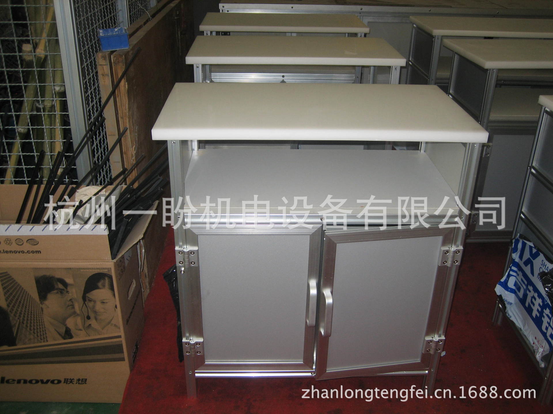 杭州型材架子,铝型材柜子,型材工作台,型材流水线,1u机箱图片_9