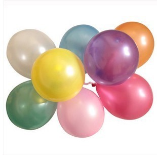 贵州凯里市维多蔓婚庆用品1.2克气球100个婚房布置婚礼装饰珠光拱门气球