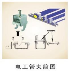 上海电工管夹,桥架扣锁-七字扣锁,建筑配件 电缆固定夹工厂生产批发