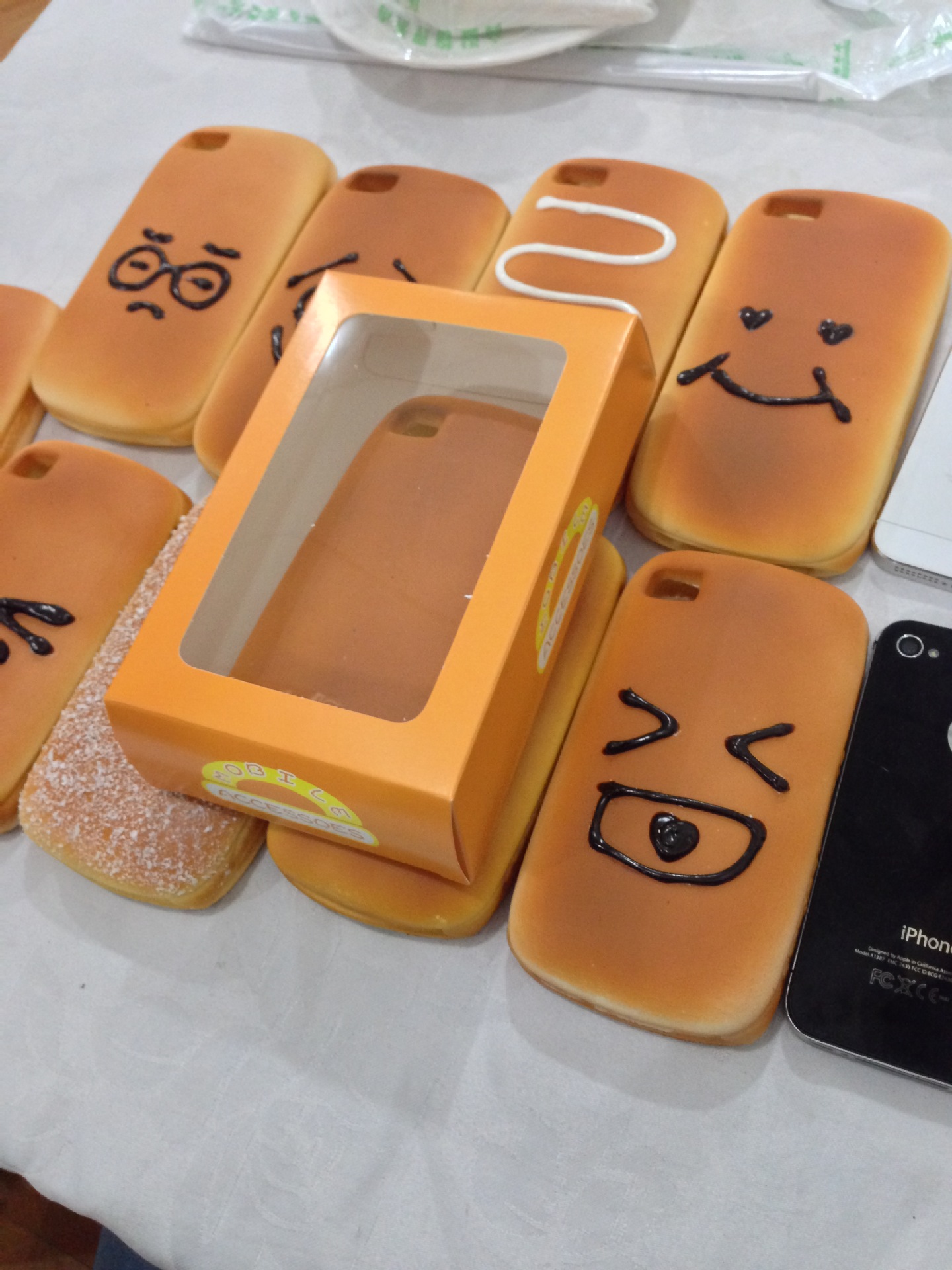 【热销新款 苹果四代汉堡创意手机壳保护套 ip