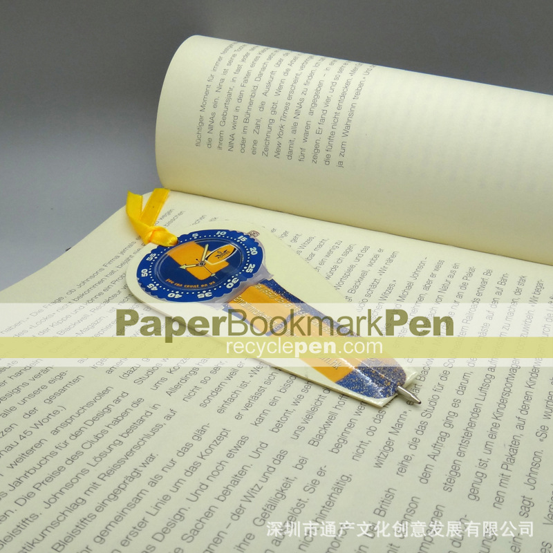 flat pen, bookmark pen