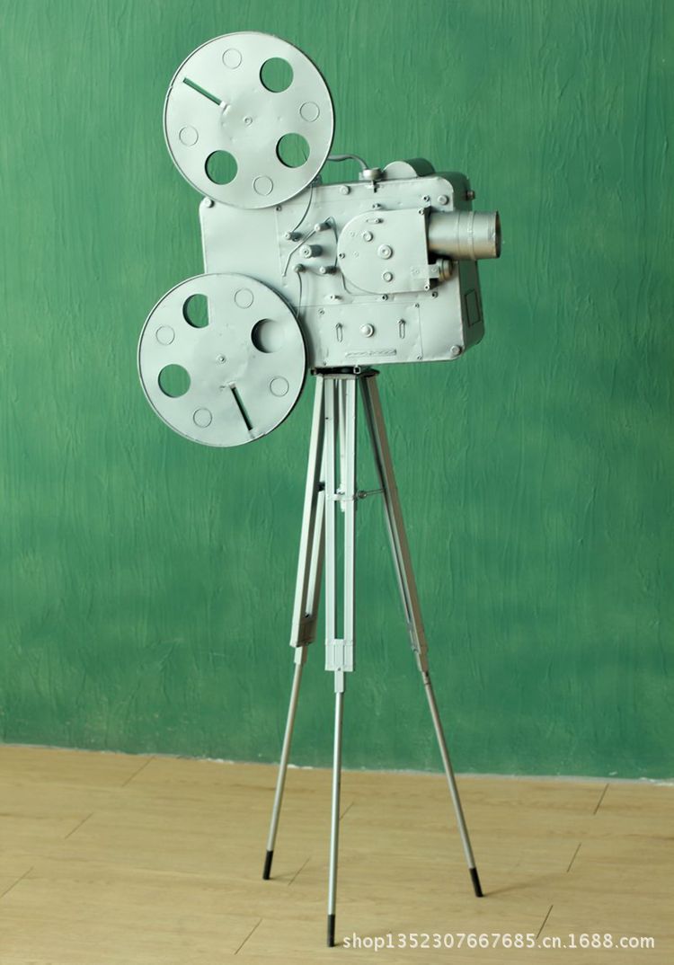 【新品老式银色放映机摄像机模型电影道具拍摄