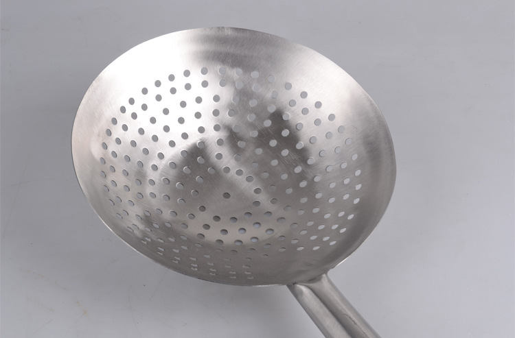 【加厚特大号不锈钢钢把食堂用大漏勺\/饭店酒店专用\/过滤勺\/大网勺】价格,厂家,图片,锅铲,广州市番禺区大石镇洛溪光明五金经营部-马可波罗网