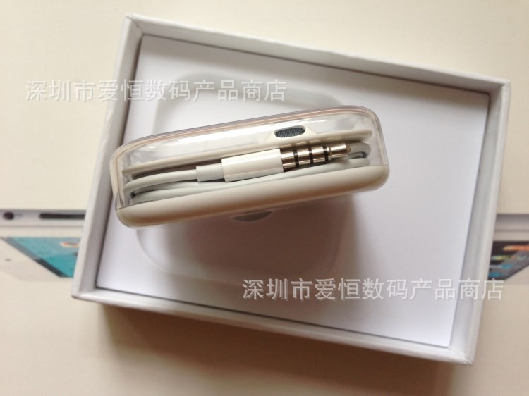 手机专用线控耳机-苹果正品5代国行耳机5s原装
