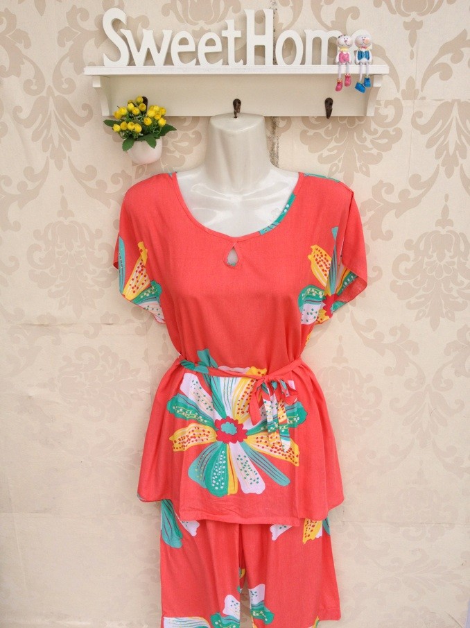 【2013年<em>夏季睡衣</em>人棉<em>批发</em> 女士绵绸家居服套