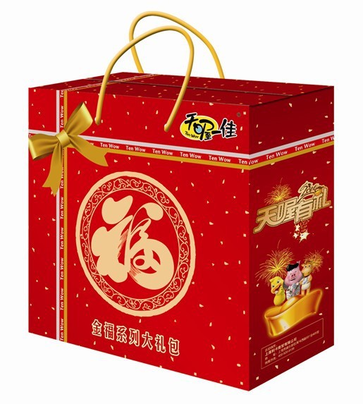 天喔新年福卡|金福炒货礼盒 炒货礼盒688型 公