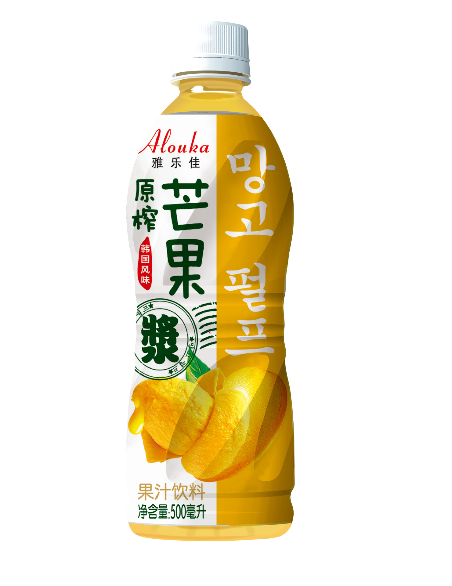 500ml生榨芒果原浆饮料2