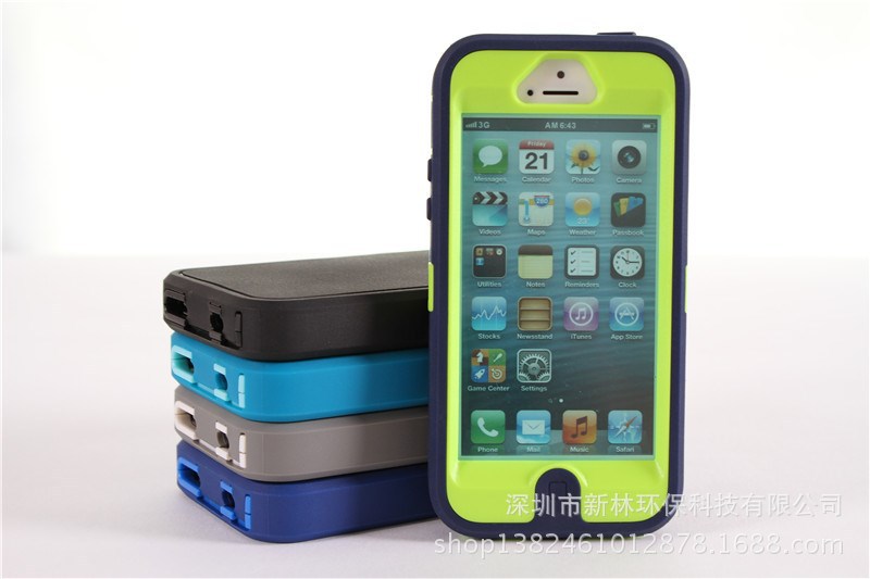 【iphone5 中性 三防手机壳 机器人 塑胶保护壳