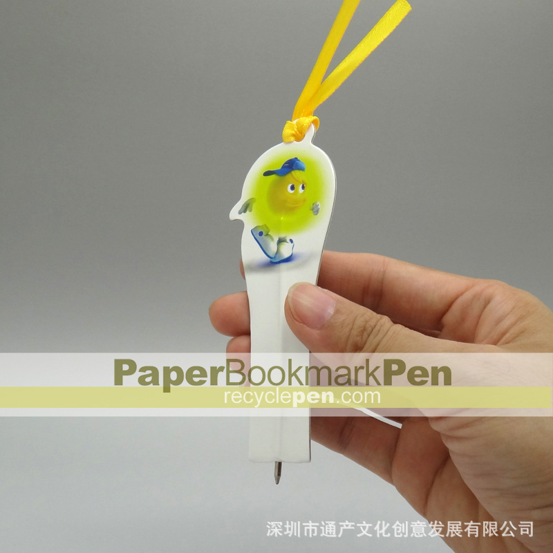 flat pen, bookmark pen