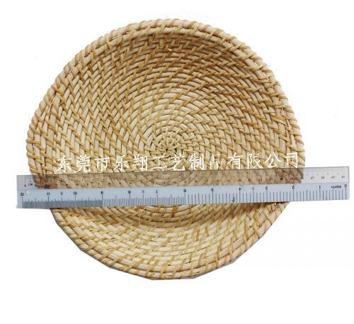 藤骨编织砂锅垫 (2)