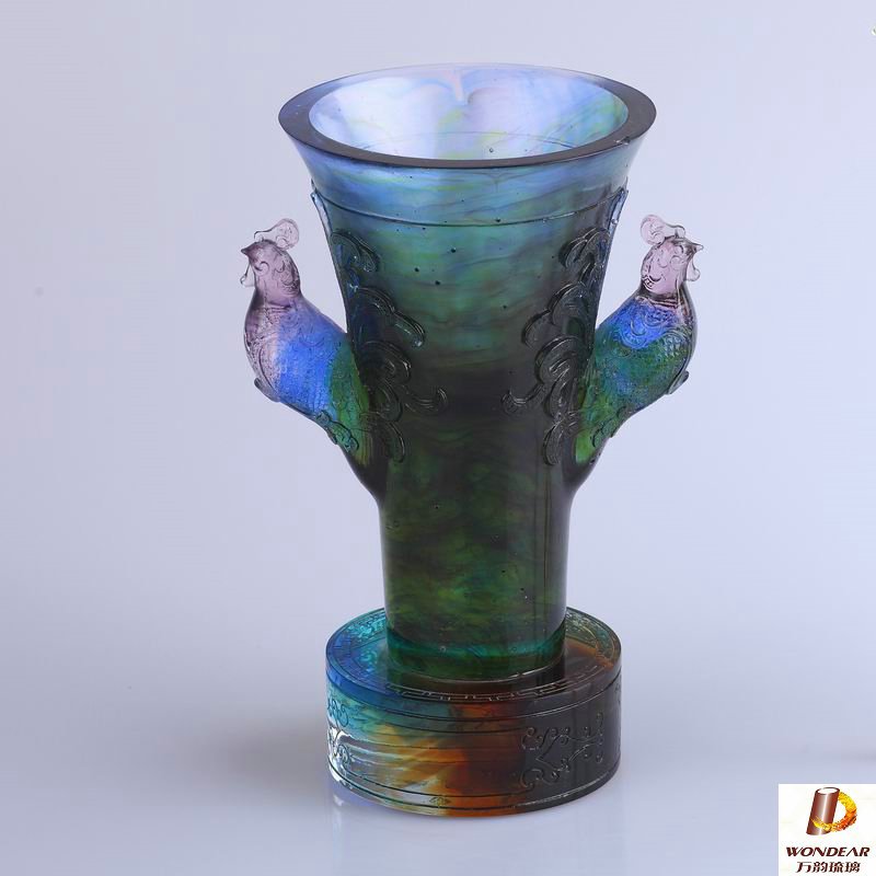 调整大小 如意凤凰鼎(16x11.2x21cm)(2.3kg