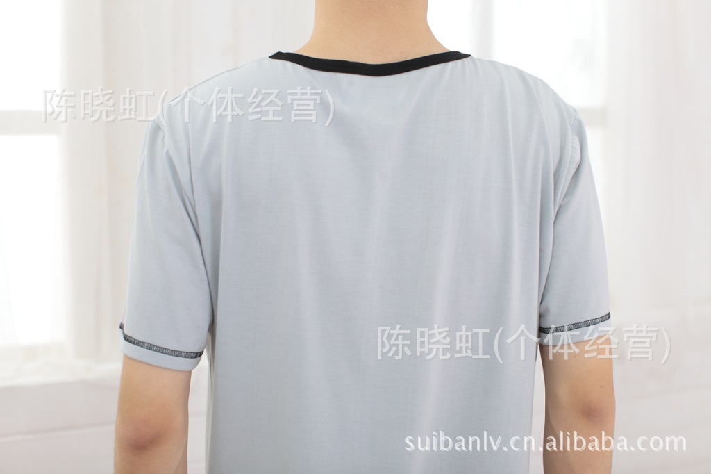 【2013夏季新款情侣<em>睡衣</em> <em>中裤</em>套装 短袖浪漫唯