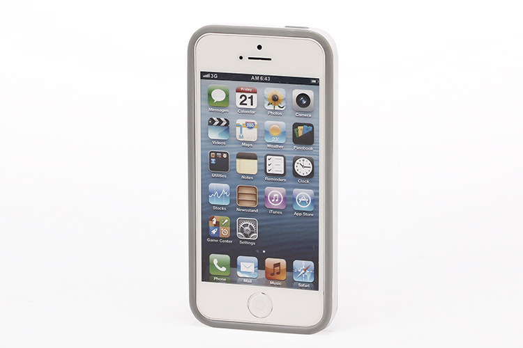 厂家直销 iphone 5 糖果色 手机壳 tup 加pc 边框 字母壳图片_6