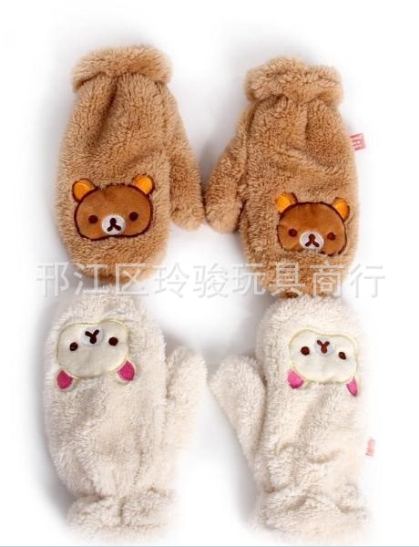 現貨直銷 輕松熊冬天保暖四件套帽子圍巾手套耳悟工廠,批發,進口,代購