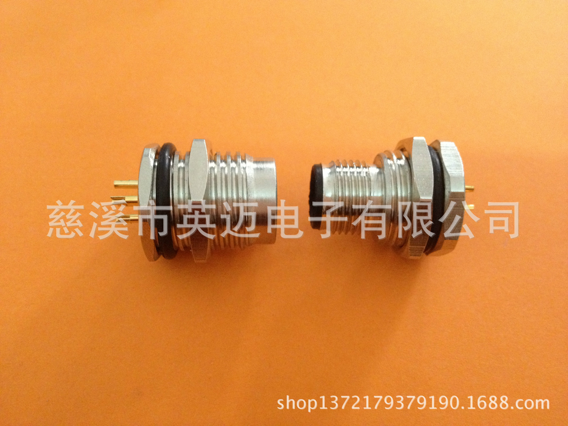 M12法兰座 板前 16