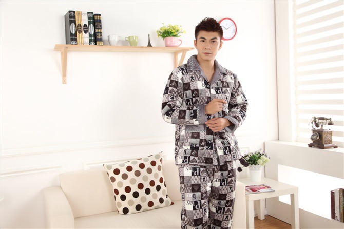 【<em>棉睡衣加厚</em> <em>男款</em>家居服 一件代发016-1】价