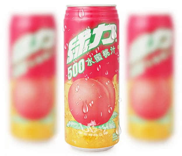 味丹绿力水蜜桃汁饮料 490ml台湾饮料 热卖饮品 整箱24罐