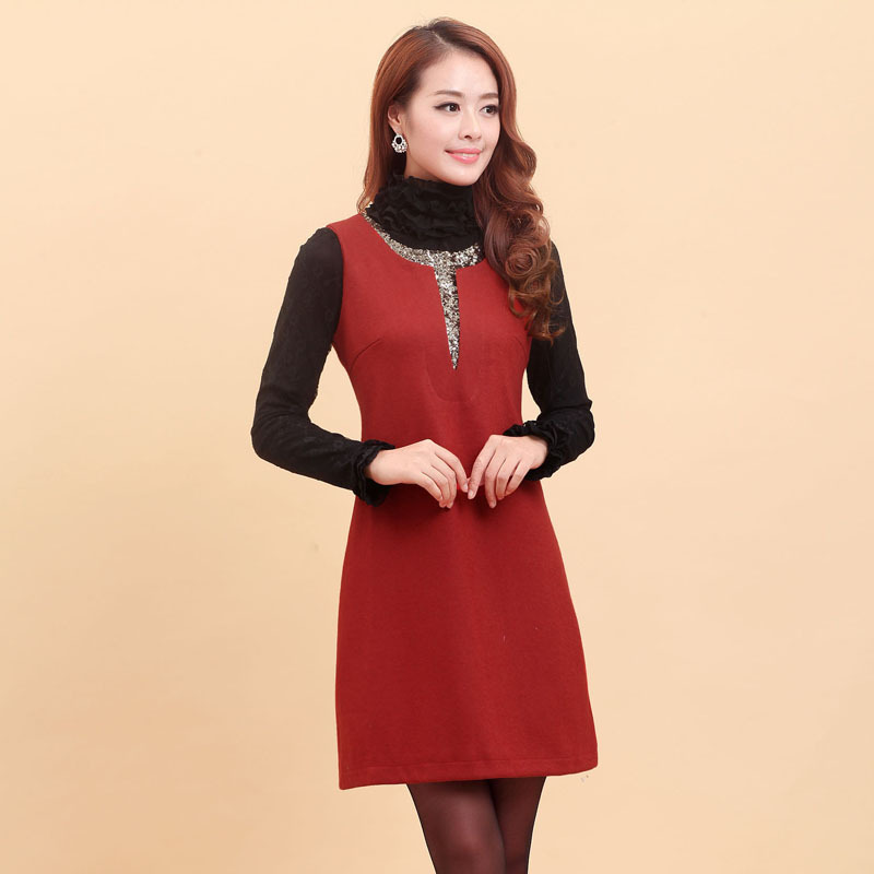 女装<em>新款2014</em>新春装修身简约韩版<em>背心裙</em>连衣