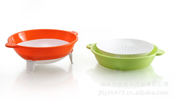 【【盛美】YN631塑料滴水伸缩篮厨房储物架伸新款童裙夏季中童图片