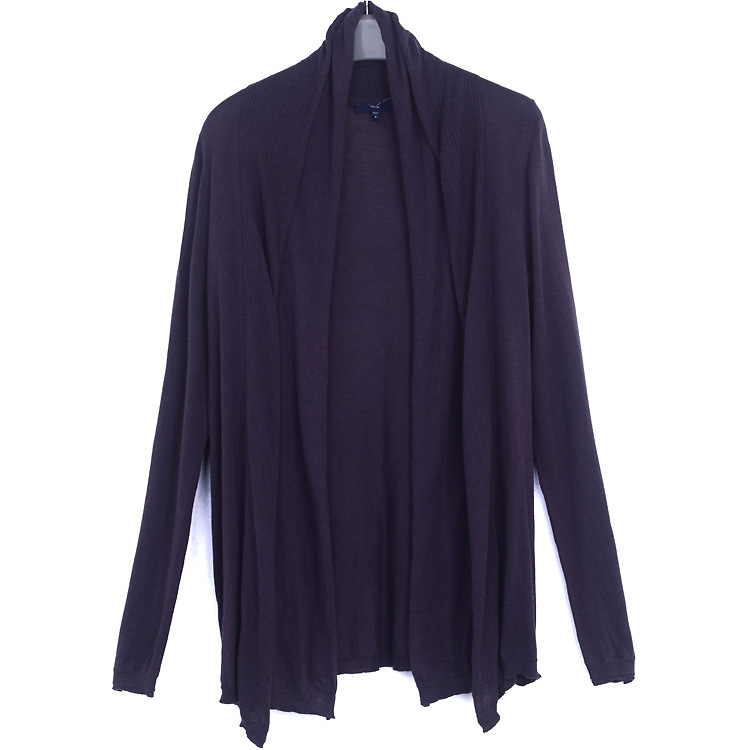 外贸原单秋冬<em>女装开衫</em>长袖<em>毛衣</em>薄款<em>外套</em>修身中