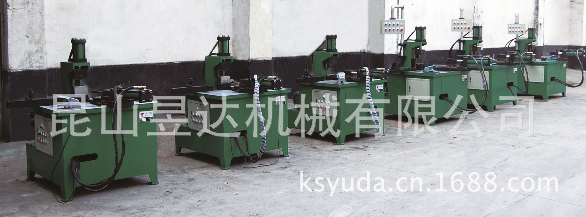 卧式冲弧机现场图