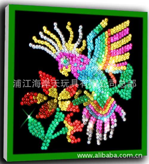 马赛克贴画玩具水晶贴EVA贴画贴贴乐头饰黏贴画生日礼品