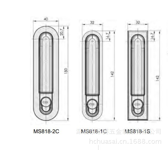 MS818尺寸图