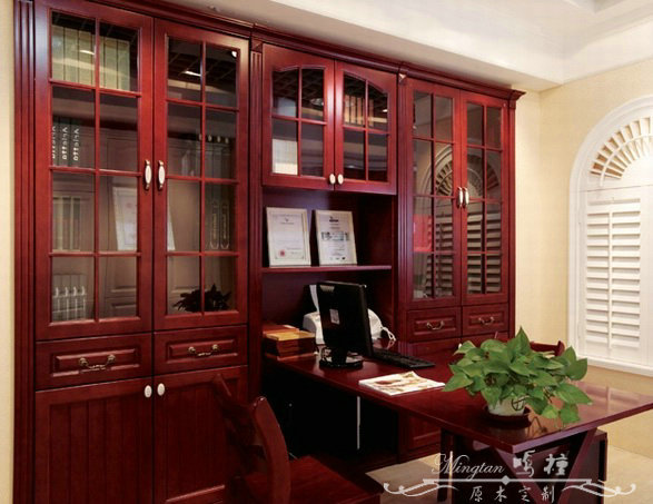 实木书柜12
