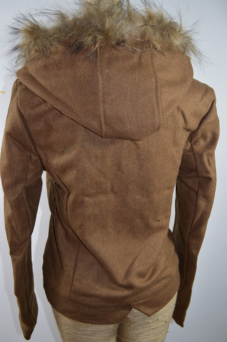 <em>女士</em>短款加棉<em>毛呢外套 小款</em>外套批发 韩版时尚