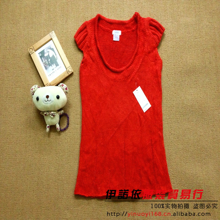 【库存清仓尾货女式杂款毛线<em>马甲</em>背心<em>批发</em> 地