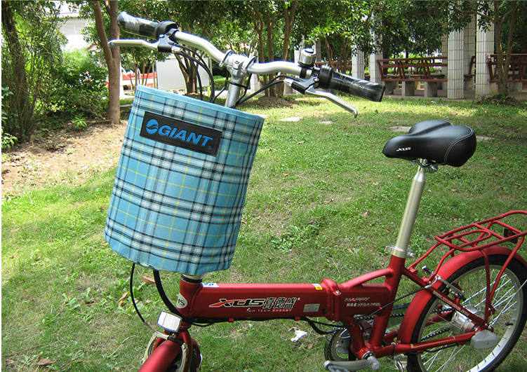 自行车车篮 山地车帆布篓 折叠自行车篮子 电动车车筐