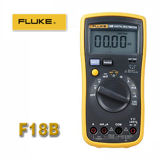 福禄克fluke f18b可测量二极管数字万用表f18b耐用型万用表