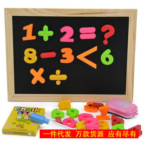 韩国文具数字,双面磁性黑板白板/写字板/留言板/画板批发,带配件