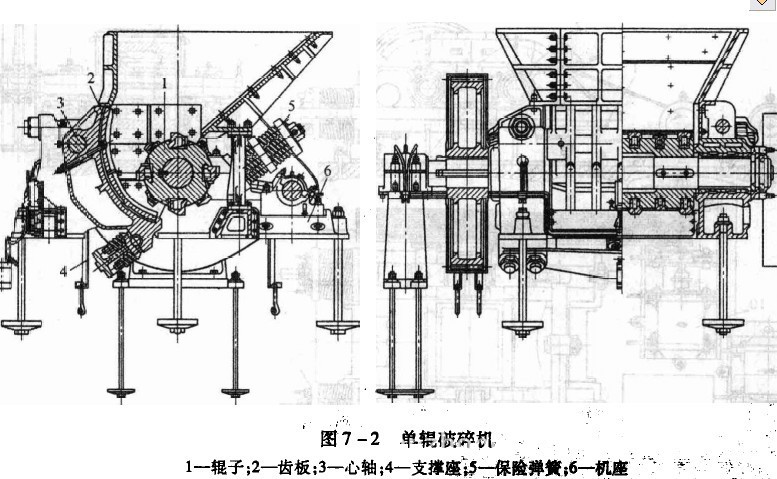 厂家直销单辊式破碎机 单齿辊破碎机 齿棍式破碎机