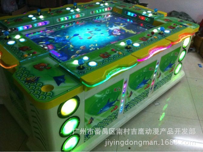 电玩设备-厂家供应打鱼机 龙鲨神掌捕鱼游戏机