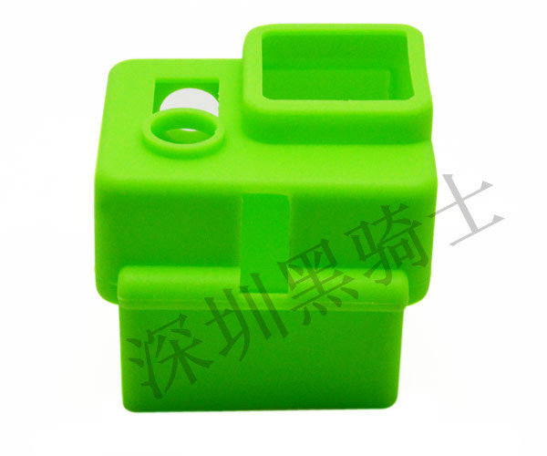 GP98 GoPro配件 Hero3+硅胶套 保护套 黑蓝绿