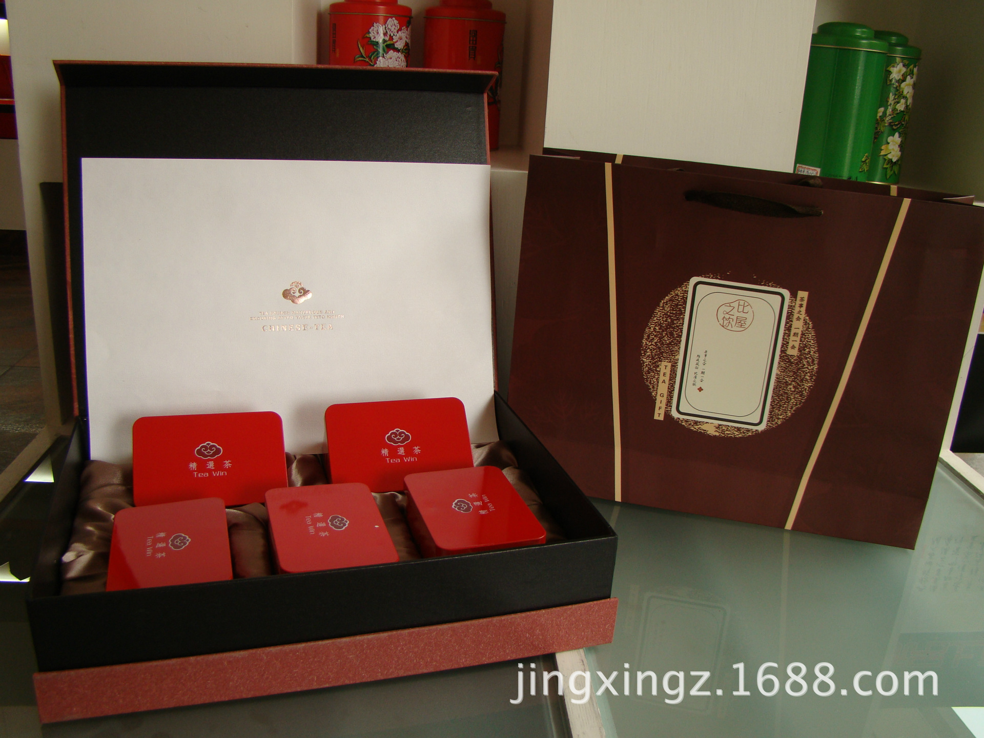 礼盒比屋之饮红色通用附