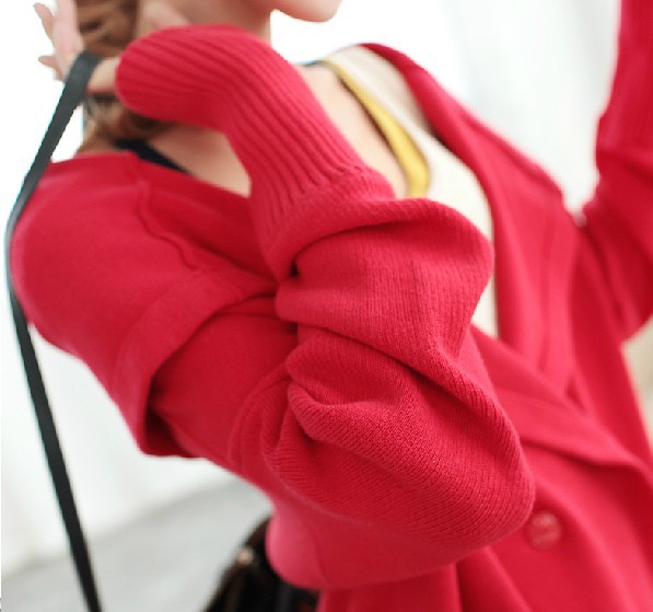 2013韩版宽松<em>女针织</em>衫<em>开衫</em>秋装<em>长款</em>女装全棉