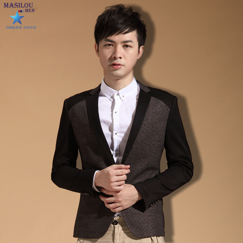 男士小<em>西服</em>批发 修身<em>小西装男</em> <em>韩版</em>最新款秋冬